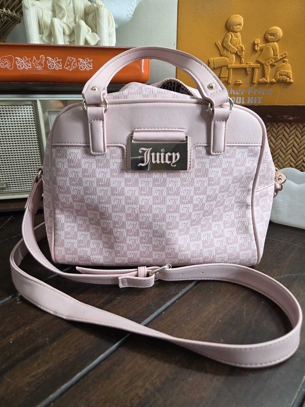 Juicy Couture Blush Pink Dome Satchel